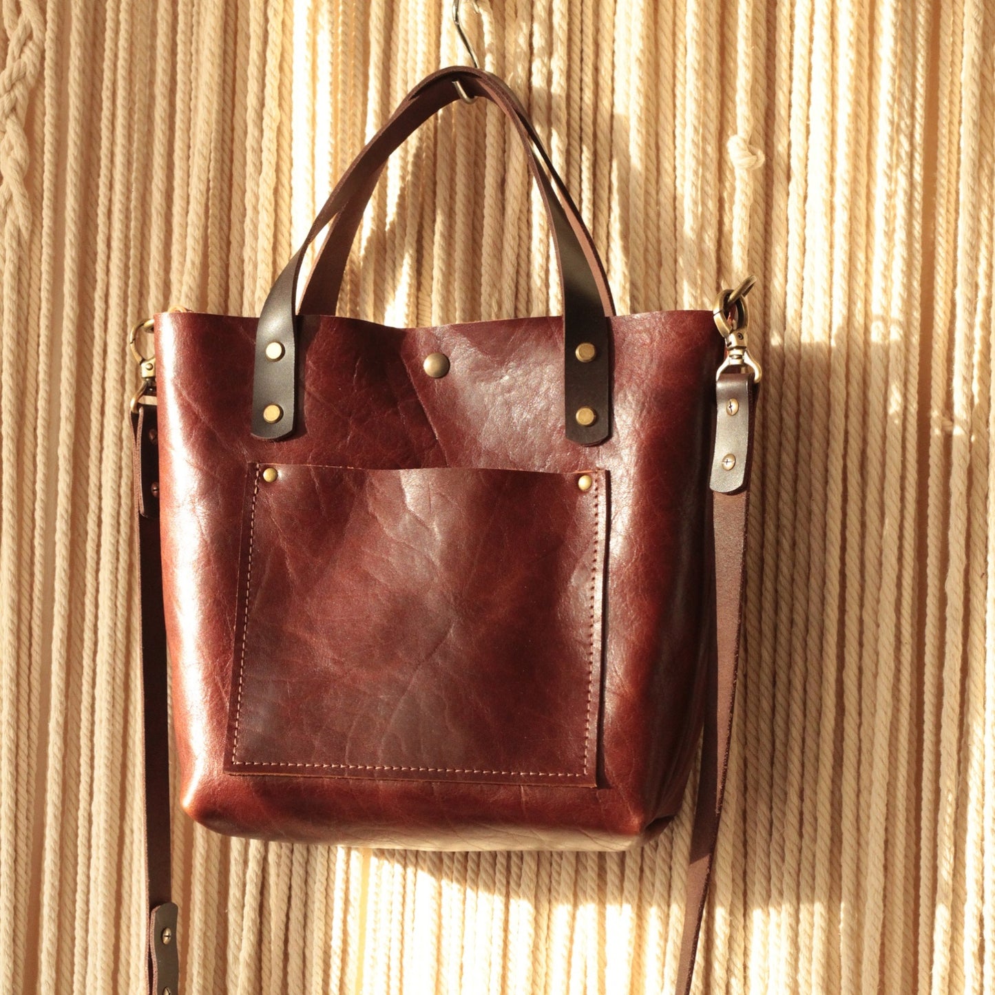 women's leather tote bag  