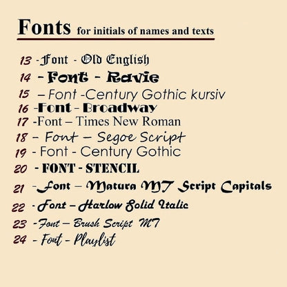 font