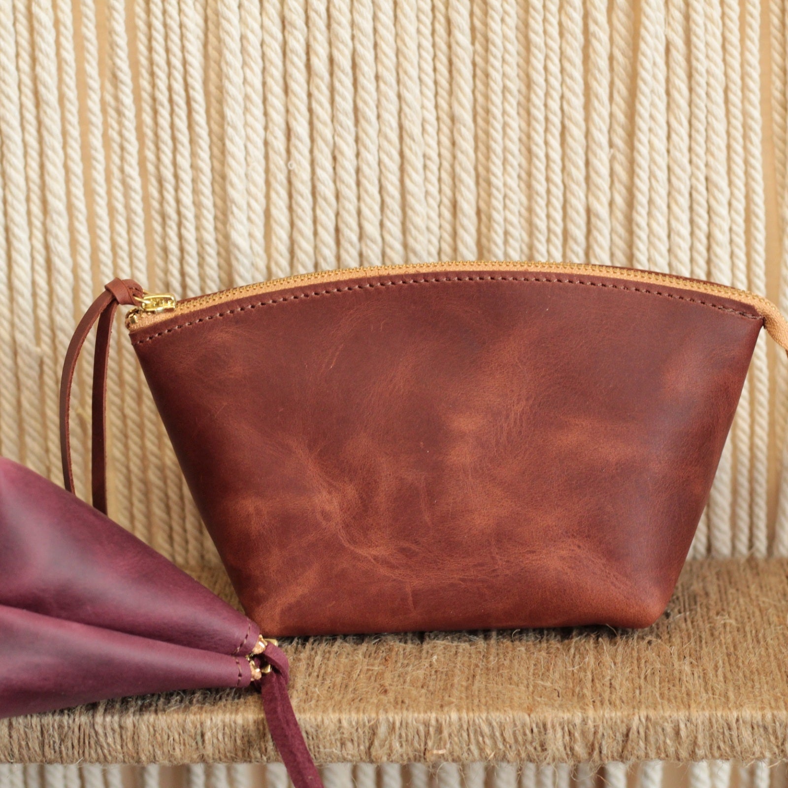 Leather Cosmetic Bag Media 