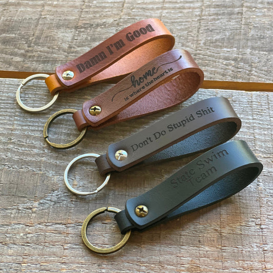 Leather Keychains  