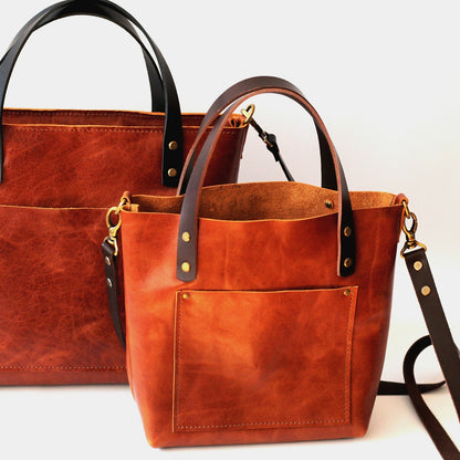 leather tote bag 