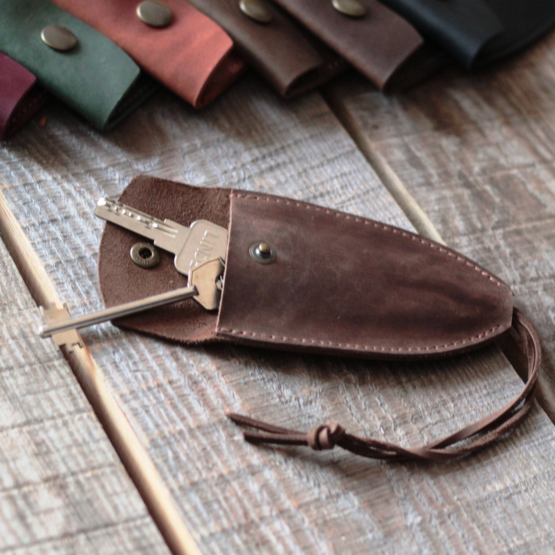 leather key cover 